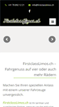 Mobile Screenshot of firstclasslimos.ch