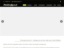 Tablet Screenshot of firstclasslimos.ch